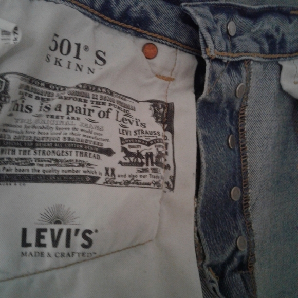 Levi's Made & Crafted 501 Skinny/Straight Size 27 - Picture 9 of 12
